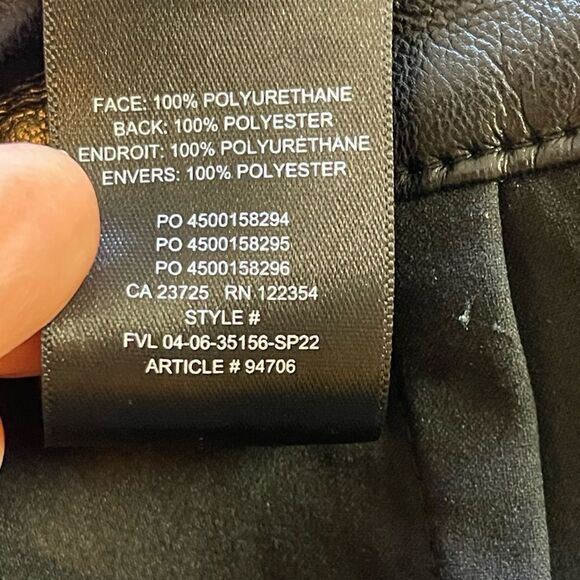 Wilfred Nadia vegan faux leather pant. NWT. 4 - Picture 10 of 11